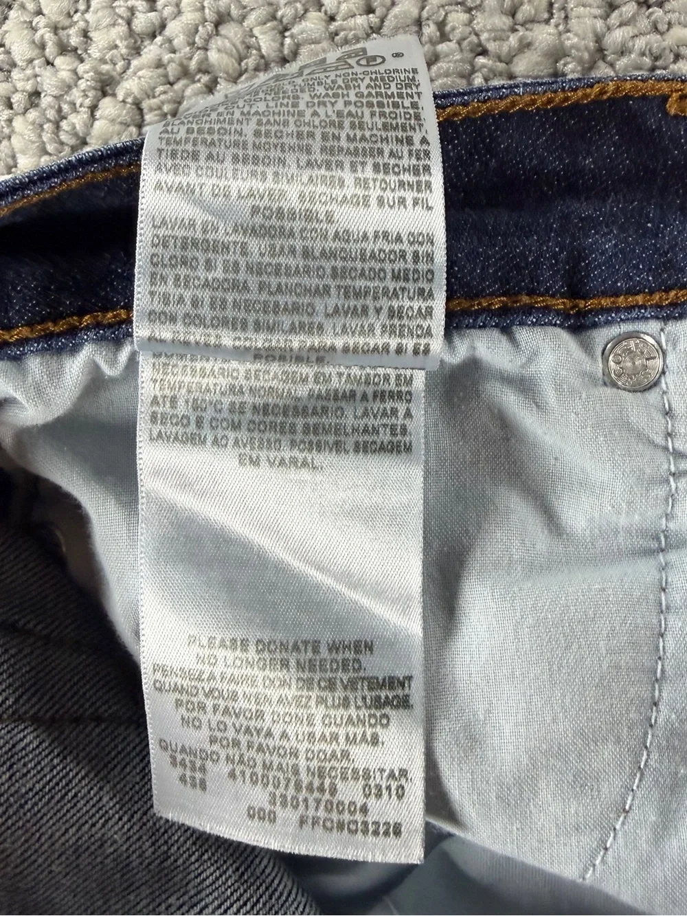 Levi's 545 Women's Denim Blue Jean Cuffed Bermuda Shorts Dark Wash Sz 14